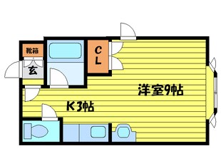 グリーンハイツ円山の物件間取画像